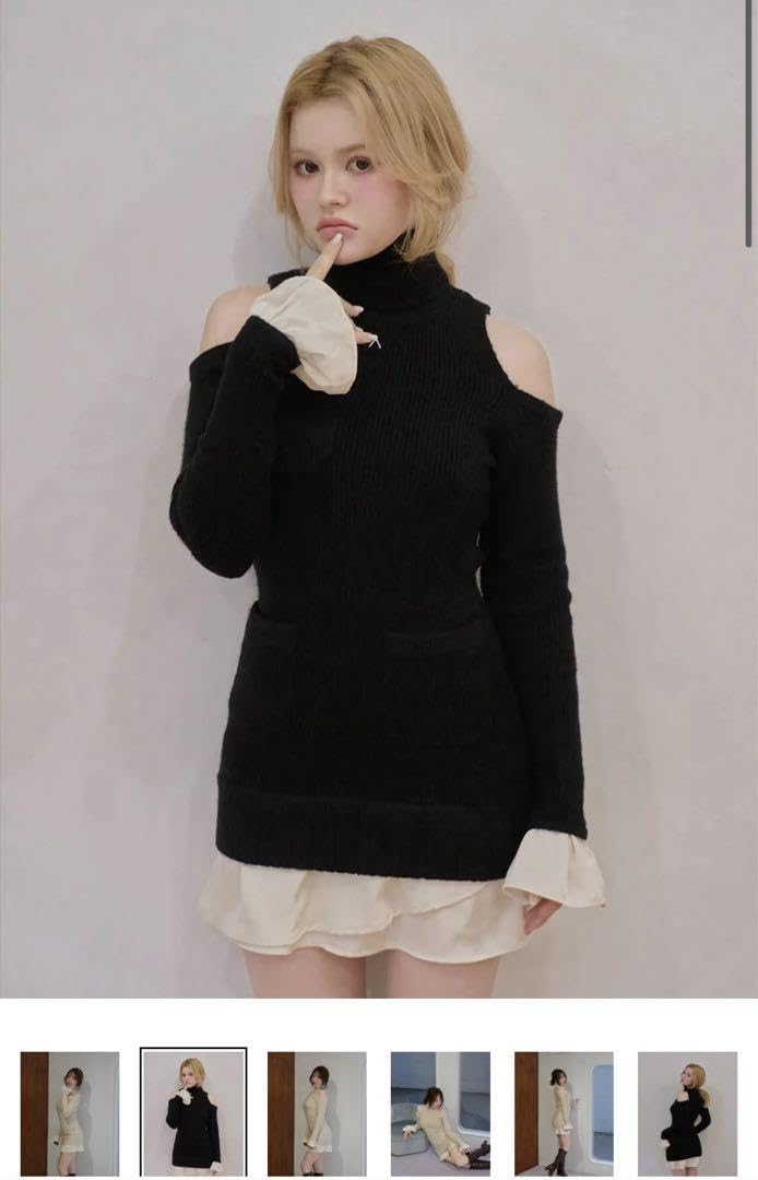 Amazon.co.jp: アンドマリー andmary Demi knit mini dress : 文房具